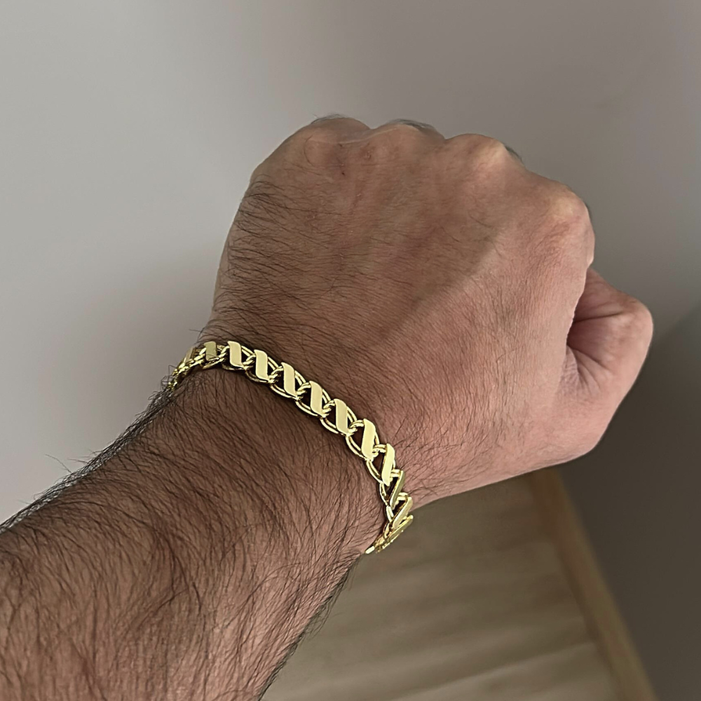 Pulseira Friso Z 8MM - Luxo